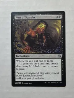 Nest of Scarabs X1 - Mint Pack Fresh - Amonkhet MTG Magic The Gathering Card - Image 1