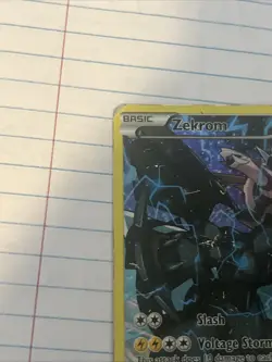 Pokemon TCG Zekrom 2015 XY Black Star Promo Full Art Holo Card #XY76 - Image 5