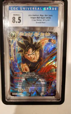 Ultra Instinct Sign Son Goku BT3-033 SPR PSA 8.5 Dragon Ball Super Card Game - Image 1