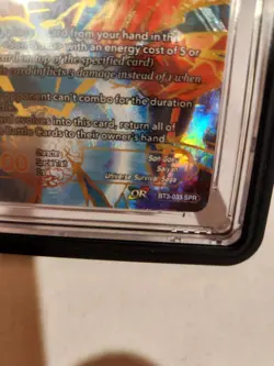 Ultra Instinct Sign Son Goku BT3-033 SPR PSA 8.5 Dragon Ball Super Card Game - Image 4
