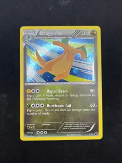 Pokemon TCG Dragonite Dragon Vault 5/20 Holo Cosmos Holo Rare Swirl LP - Image 2