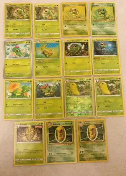 CATERPIE & KAKUNA POKEMON CARDS BUNDLE - Image 1