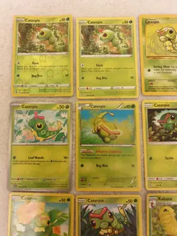 CATERPIE & KAKUNA POKEMON CARDS BUNDLE - Image 2