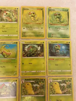 CATERPIE & KAKUNA POKEMON CARDS BUNDLE - Image 3