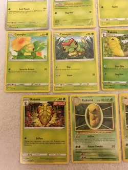 CATERPIE & KAKUNA POKEMON CARDS BUNDLE - Image 4