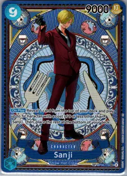 Sanji (SP) OP06-119 English A Fist of Divine Speed - One Piece Card - NM - Image 1