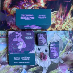 Pokemon TCG Unified Minds ETB Storage Box No Cards *EMPTY* - Image 1
