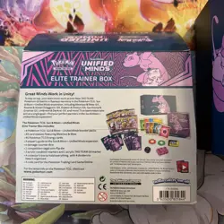 Pokemon TCG Unified Minds ETB Storage Box No Cards *EMPTY* - Image 4