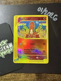 Pokemon Charmander Expedition Base Set Reverse Holo Card 98/165 - Image 4