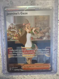 Jasmine's Gaze 245/191 SIR Special Illustration Rare Pokemon Surging Sparks NM - Image 1