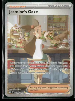 2024 Pokemon Jasmine's Gaze 245/191 Surging Sparks SIR Holo - Image 1