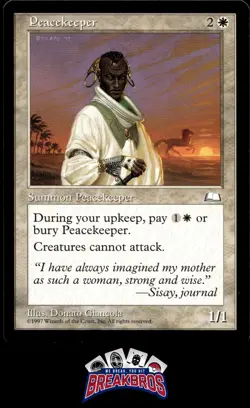MTG Peacekeeper # NM-MT Magic The Gathering - Image 1
