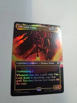 MTG: Fire Lord Azula (Borderless) (Foil) (LP): Avatar: The Last Airbender - Image 2