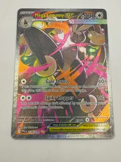 Mega Lopunny ex 128/94 - Phantasmal Flames Special Illustration Rare Pokemon -NM - Image 2