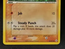 Pokemon TCG Meditite EX Hidden Legends Reverse Holo 66/101 NM - Image 5