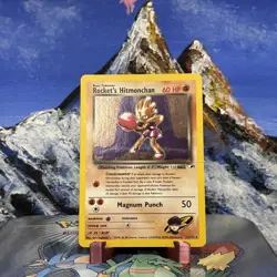 Rocket's Hitmonchan - 011/132 Pokemon Gym Heroes - Holo ✨ Dmgd - Image 1
