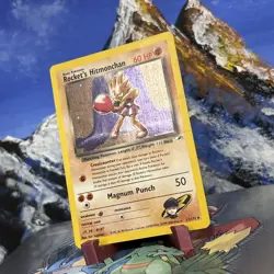 Rocket's Hitmonchan - 011/132 Pokemon Gym Heroes - Holo ✨ Dmgd - Image 2