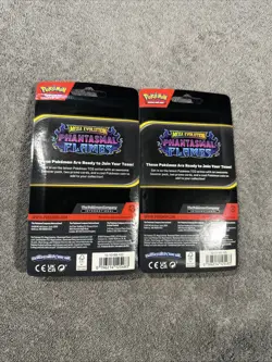 Pokemon TCG Phantasmal Flames - 2x Premium Checklane Blister (Greedent+Magcargo) - Image 2