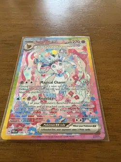 Pokemon Sylveon EX TCG Prismatic Evolutions Holo Rare Card 156/131 SV - Image 5