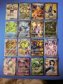 Pokemon TCG 16 Card Lot, All Pack Fresh NM Black Bolt SIR Kyurem Ex 165/086 - Image 1