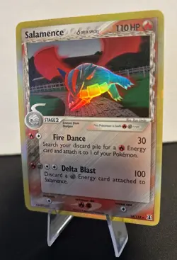 Salamence 14/113 EX Delta Species Holo Rare Vintage Pokemon TCG LP condition - Image 2