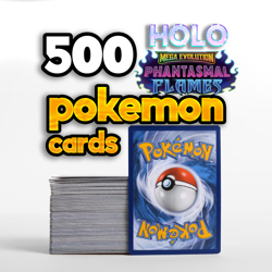 500 Pokemon Phantasmal Flames Holo / Reverse Pokemon Cards Bulk Lot Pack - Image 1