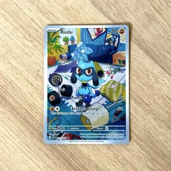 Pokemon TCG Riolu 215/198 Illustration Rare Card SV1 Scarlet & Violet Base Set - Image 2