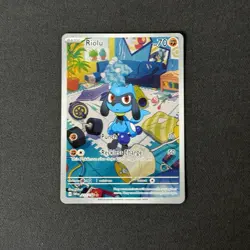 Pokemon TCG Riolu 215/198 Illustration Rare Card SV1 Scarlet & Violet Base Set - Image 4