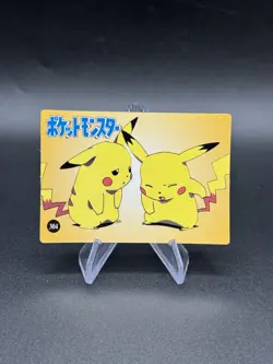 Togepi Pikachu Holo Pokemon Vintage Pocket Monsters Vending Prism Sticker 300 - Image 2