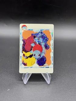 Squirtle Blastoise Holo Pokemon Vintage Pocket Monsters Vending Prism Sticker - Image 1