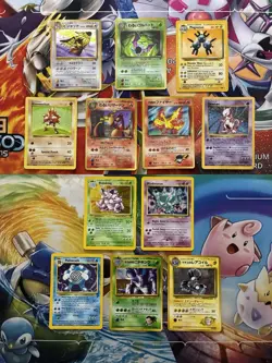 Vintage Pokemon Card Lot WOTC Holo Shadowless Mewtwo Etc Charizard Moltres - Image 1