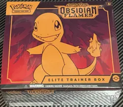 Pokemon Scarlet & Violet Obsidian Flames Elite Trainer Box Sealed NM Case Fresh! - Image 1