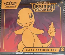 Pokemon Scarlet & Violet Obsidian Flames Elite Trainer Box Sealed NM Case Fresh! - Image 2