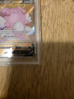 2021 Pokemon Blissey V 182/198 Chilling Reign Full Art FA PSA 9 MINT SWSH TCG - Image 4