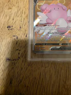 2021 Pokemon Blissey V 182/198 Chilling Reign Full Art FA PSA 9 MINT SWSH TCG - Image 5