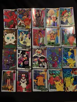1998 Pokemon RARE Vending Holo Sticker VTG CARDDASS Pocket Monsters Lot Of 26 - Image 1