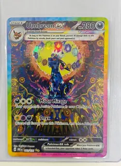 Base set cards Umbreon ex 161/131 SV Prismatic Evolutions Special Illustration - Image 1
