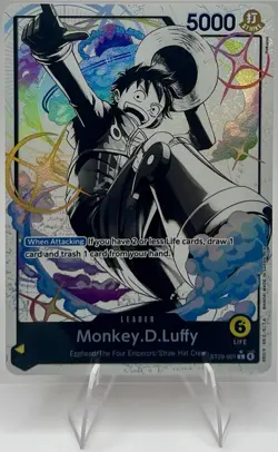 One Piece Card Game - Monkey D. Luffy Leader ST29-001 (Parallel) - Image 1