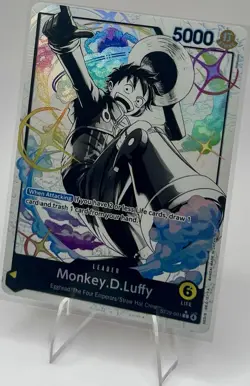 One Piece Card Game - Monkey D. Luffy Leader ST29-001 (Parallel) - Image 5
