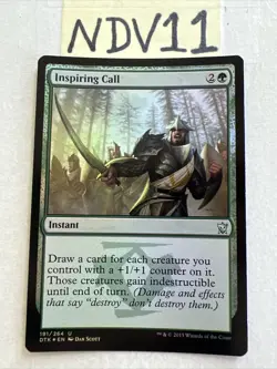 MTG FOIL Inspiring Call - Image 1