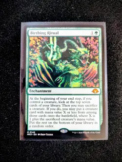 MTG Birthing Ritual 0146 Modern Horizons 3 NM - Image 1