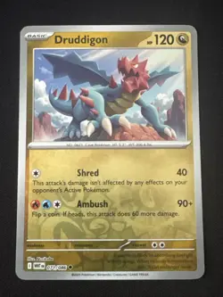 Druddigon 71/86 Reverse Holo White Flare -Near Mint- Pokemon TCG - Image 1
