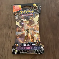 Pokemon Grauen der Lichtfinsternis Booster Sonne&Mond Deutsch OVP Neu SEALED - Image 1