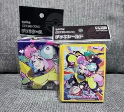 Pokemon Center Japan TCG Iono Sleeves Deck Box Case Battle Partners Comic Anime - Image 1