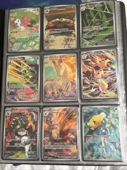 Pokemon Destined Rivals Master Base Set Illustration Sir Binder Lot Moltres 229 - Image 1