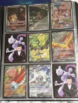 Pokemon Destined Rivals Master Base Set Illustration Sir Binder Lot Moltres 229 - Image 3