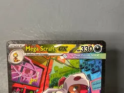 Pokemon RARE Mega Scrafty Ex 285/217 SIR English MINT from ASCENDED HEROES - Image 2