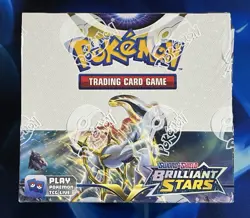 Pokemon 2022 Sword & Shield Brilliant Stars Booster Box TCG Sealed Nm Mint - Image 1