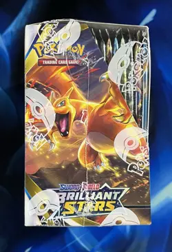 Pokemon 2022 Sword & Shield Brilliant Stars Booster Box TCG Sealed Nm Mint - Image 2