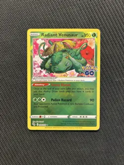 Pokemon TCG Radiant Venusaur 004/078! NM Condition! See Description! - Image 1